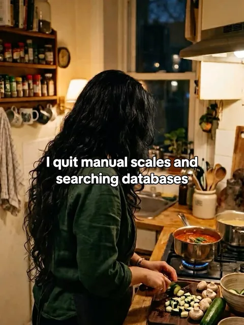 Slide 6 of 7: I quit manual scales and searching databases