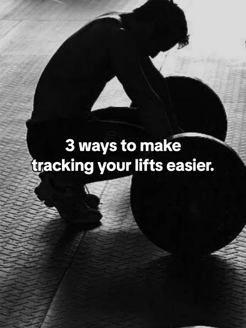 Slide 1 of 4: 3 ways to make tracking your lifts easier.