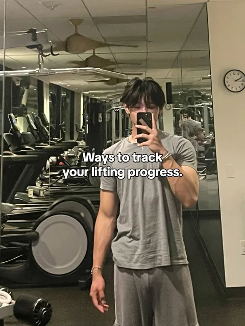 Slide 1 of 4: Ways to track your lifting progress.